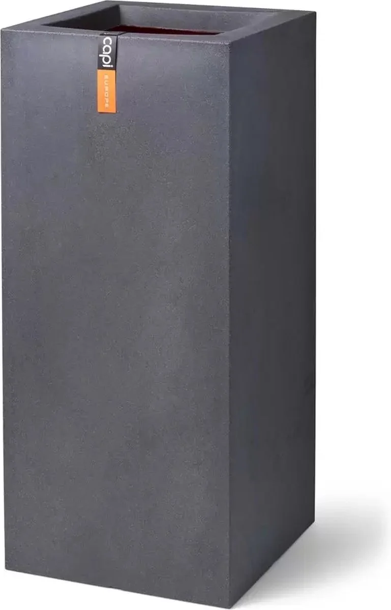 Capi Europe - Bloempot Rechthoek Smooth NL - 36x36x79 - Zwart - Voor Binnen En Buiten - KBL952 17 Capi Europe - Bloempot Rechthoek Smooth NL - 36x36x79 - Zwart - Voor Binnen En Buiten - KBL952 - Afbeelding 17