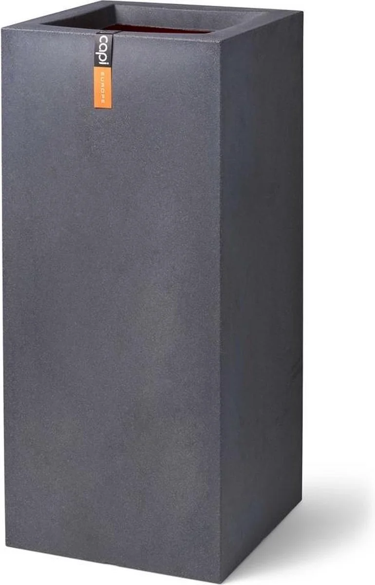 Capi Europe - Bloempot Rechthoek Smooth NL - 36x36x79 - Zwart - Voor Binnen En Buiten - KBL952 15 Capi Europe - Bloempot Rechthoek Smooth NL - 36x36x79 - Zwart - Voor Binnen En Buiten - KBL952 - Afbeelding 15