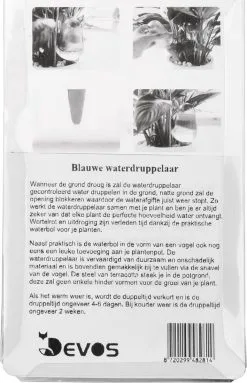 Devos Waterdruppelaar Voor Planten 2 Stuks - Waterbol Kamerplanten - Automatisch Watergeefsysteem - Vogel - Blauw -Bloempotten Verkoop 773x1200 3