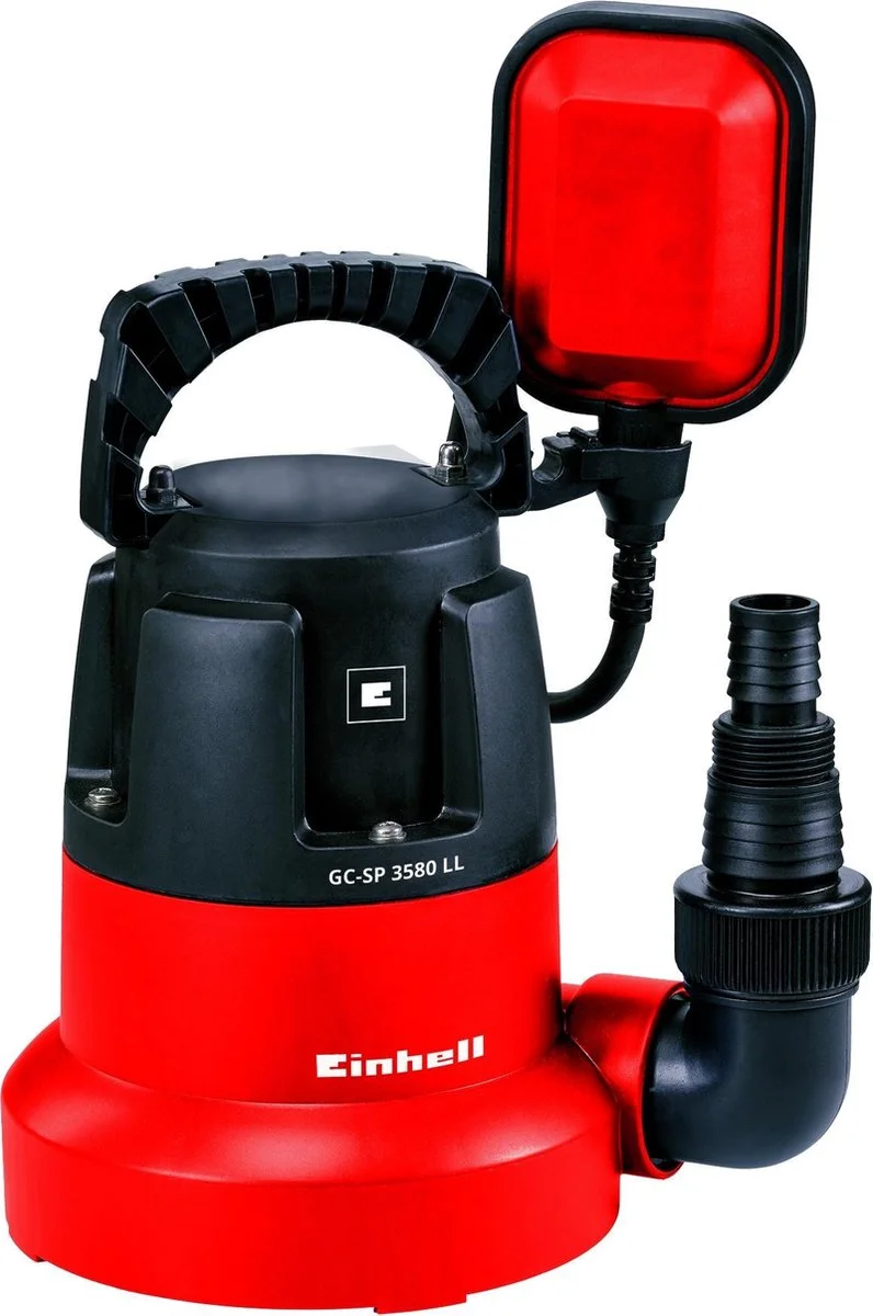 Einhell Dompelpomp GC-SP 3580 LL (350 W - 8000 L/h - 1 Mm Restwater - Traploos Instelbare Vlotterschakelaar - Geïntegreerd Terugslagventiel - Draaghandvat - Kabelopwikkeling - Mechanische Afdichting) 1 Einhell Dompelpomp GC-SP 3580 LL (350 W - 8000 L/h - 1 Mm Restwater - Traploos Instelbare Vlotterschakelaar - Geïntegreerd Terugslagventiel - Draaghandvat - Kabelopwikkeling - Mechanische Afdichting)