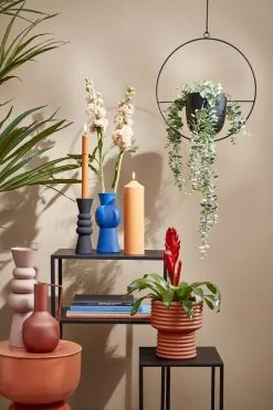 Mica Decorations Dexter Bloempot Hangend - L34 X B14 X H65 Cm - Zwart -Bloempotten Verkoop 799x1200 17