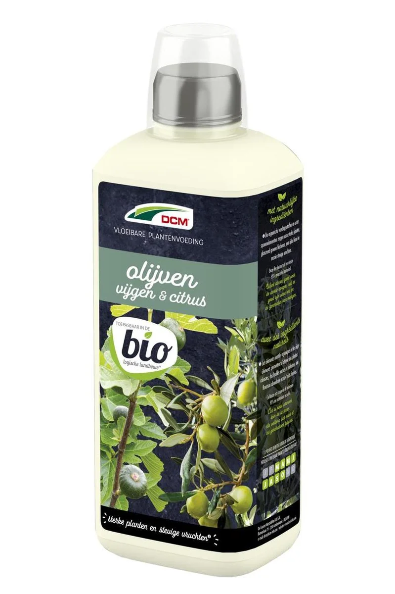 Dcm Meststof Vloeibaar Olijven & Vijgen - Siertuinmeststoffen - 800 Ml Bio 3 Dcm Meststof Vloeibaar Olijven & Vijgen - Siertuinmeststoffen - 800 Ml Bio - Afbeelding 3