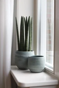 HS Potterie Tokio Bloempot Blauw Aqua D28 X H26 Cm - Nieuwe Collectie -Bloempotten Verkoop 800x1200 61