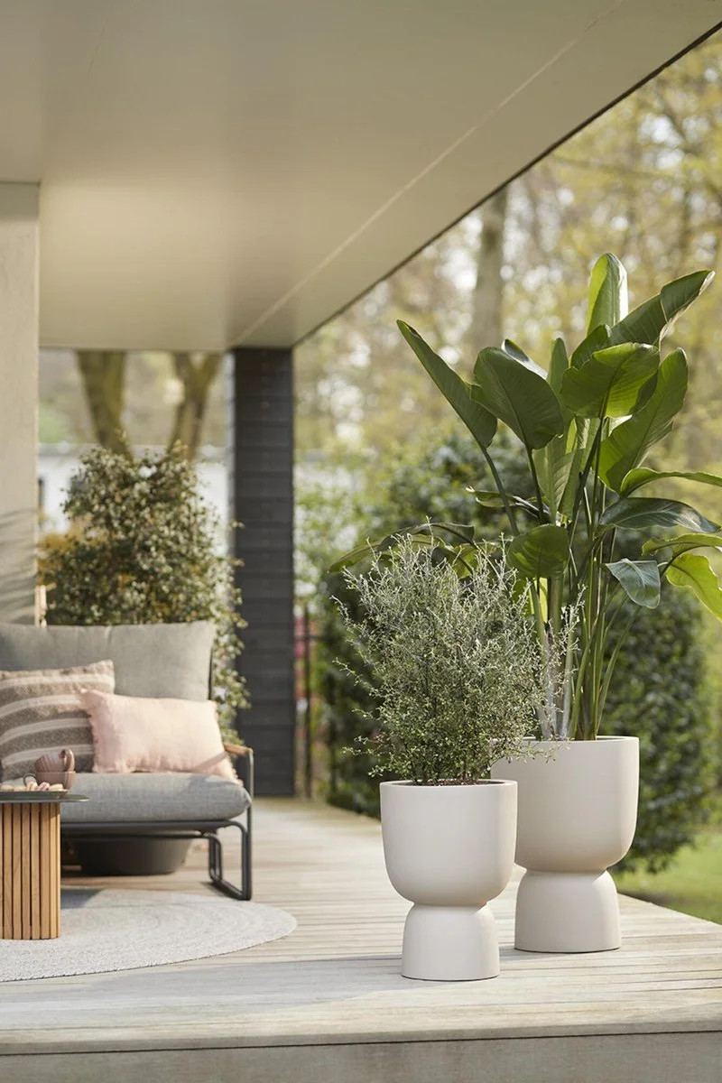 Elho Pure Coupe 41 - Bloempot Voor Binnen & Buiten - Ø 41.3 X H 57.9 Cm - Beige/Balanced Beige 14 Elho Pure Coupe 41 - Bloempot Voor Binnen & Buiten - Ø 41.3 X H 57.9 Cm - Beige/Balanced Beige - Afbeelding 14