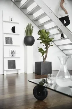 Capi Europe - Bloempot Vierkant Smooth NL - 40x40x40 - Zwart - Voor Binnen En Buiten - KBL903 19 Capi Europe - Bloempot Vierkant Smooth NL - 40x40x40 - Zwart - Voor Binnen En Buiten - KBL903 -Bloempotten Verkoop 800x1200 90