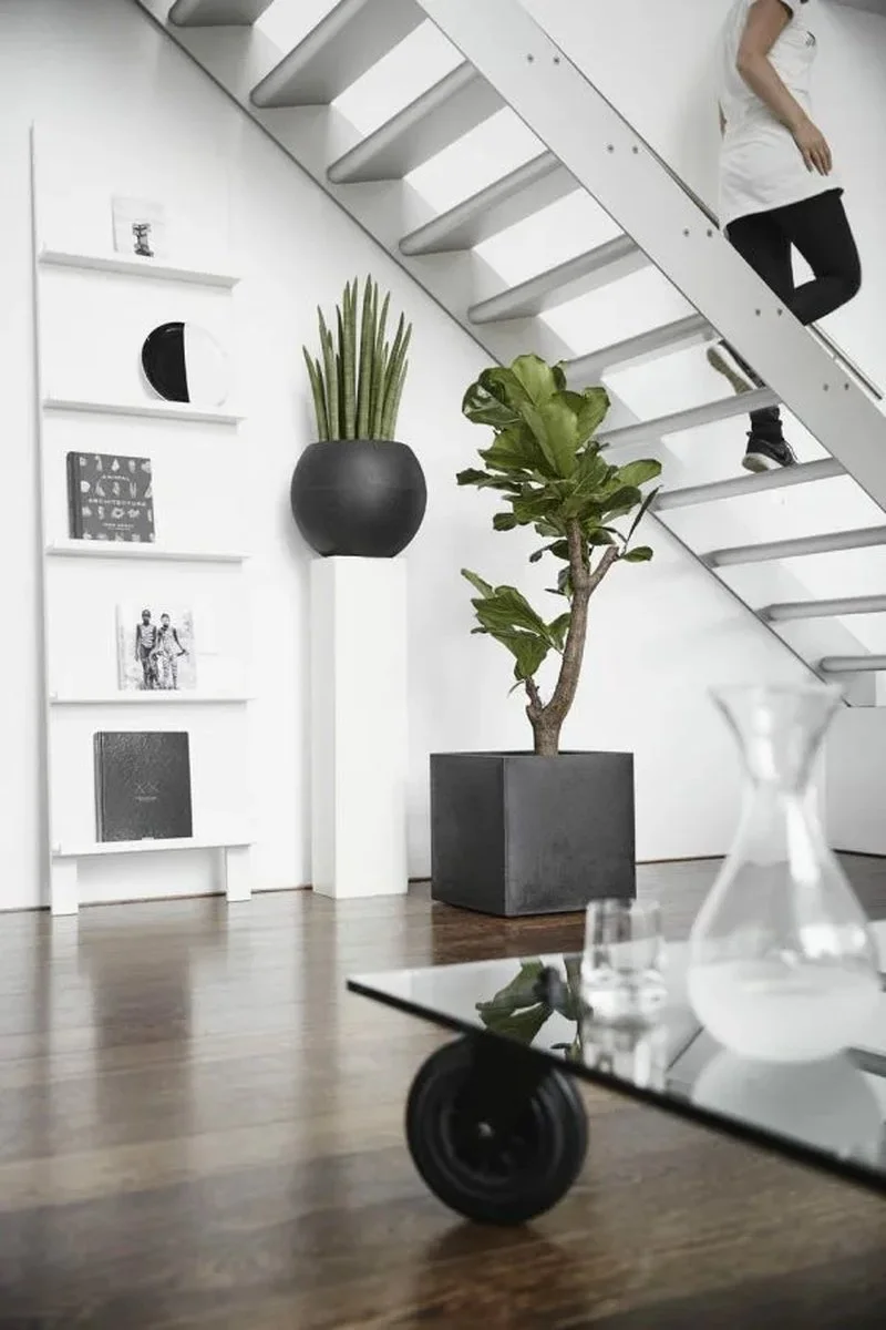 Capi Europe - Bloempot Vierkant Smooth NL - 40x40x40 - Zwart - Voor Binnen En Buiten - KBL903 4 Capi Europe - Bloempot Vierkant Smooth NL - 40x40x40 - Zwart - Voor Binnen En Buiten - KBL903 - Afbeelding 4