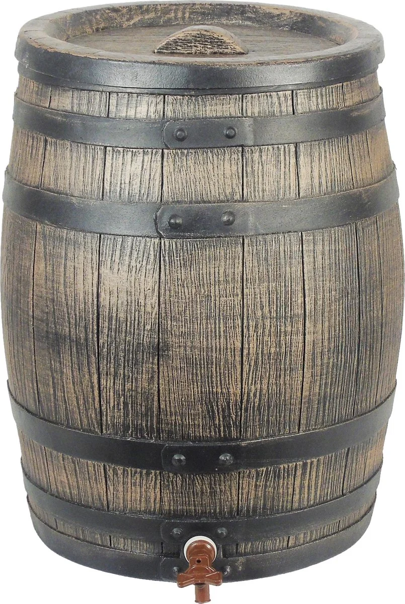 Nature - Regenton - Whiskyvat - 50L - H49,5 X Ø38cm 1 Nature - Regenton - Whiskyvat - 50L - H49,5 X Ø38cm