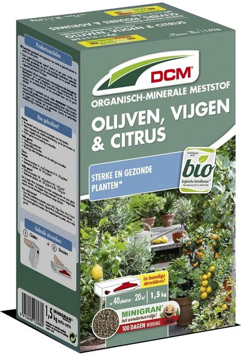 DCM Meststof Olijven/vijgen/citrus (1,5 KG) 3 DCM Meststof Olijven/vijgen/citrus (1,5 KG) - Afbeelding 3