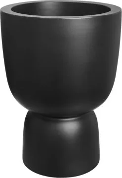 Elho Pure Coupe 35 - Bloempot Voor Binnen & Buiten - Ø 34.9 X H 49.0 Cm - Zwart/Zwart -Bloempotten Verkoop 823x1200 1