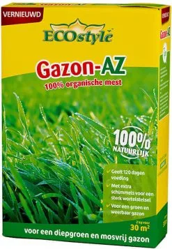 ECOstyle Gazon AZ Organische Gazonmest – Voor Diepgroen En Sterk Gazon – Geeft Tot 120 Dagen Voeding – Werkt Tegen Mos - 30 M² - 2 KG 16 ECOstyle Gazon AZ Organische Gazonmest – Voor Diepgroen En Sterk Gazon – Geeft Tot 120 Dagen Voeding – Werkt Tegen Mos - 30 M² - 2 KG -Bloempotten Verkoop 830x1200 4