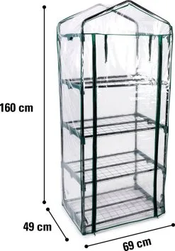 Kinzo Plastic Broeikas 69 X 49 X 160cm -Bloempotten Verkoop 838x1200 2