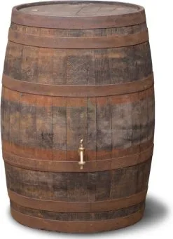 Tuinmaak.nl Houten Regenton Met Waterkraan - 190 Liter