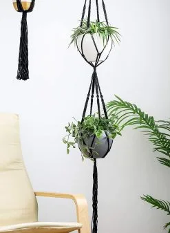 Mycramé 4 Stuks Luxe Macrame Plantenhangers - Boho Handgeweven Katoen Hangpot Voor Binnen/Buiten - Hangende Bloempot Met Kralen - Macramé Touw/Koord Hangplant Houder - Bohemian Wandhanger Decoratie - Plant Hanger - Verticale Tuin Bloempothouder Planthanger 11 Mycramé 4 Stuks Luxe Macrame Plantenhangers - Boho Handgeweven Katoen Hangpot Voor Binnen/Buiten - Hangende Bloempot Met Kralen - Macramé Touw/Koord Hangplant Houder - Bohemian Wandhanger Decoratie - Plant Hanger - Verticale Tuin Bloempothouder Planthanger -Bloempotten Verkoop 880x1200 1