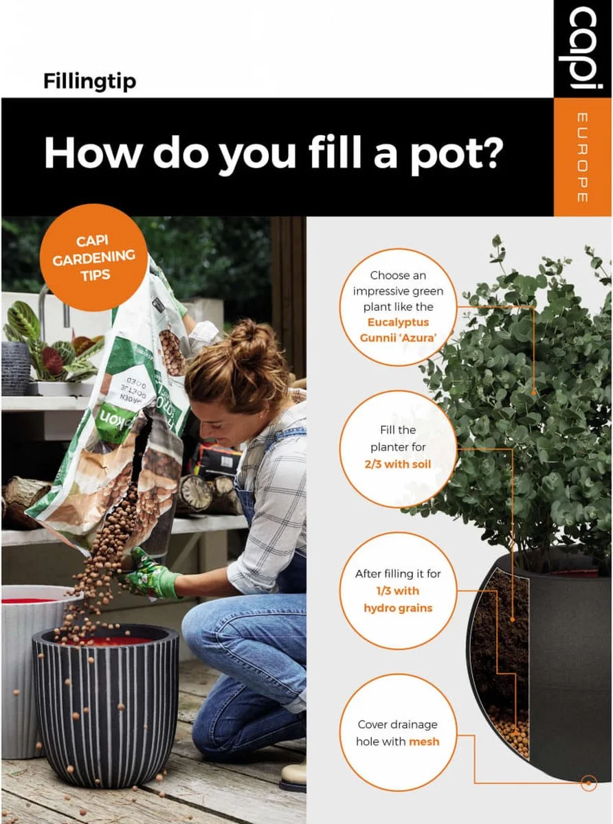 Capi Europe - Bloempot Vierkant Smooth NL - 50x50x50 - Zwart - Voor Binnen En Buiten - KBL904 10 Capi Europe - Bloempot Vierkant Smooth NL - 50x50x50 - Zwart - Voor Binnen En Buiten - KBL904 - Afbeelding 10