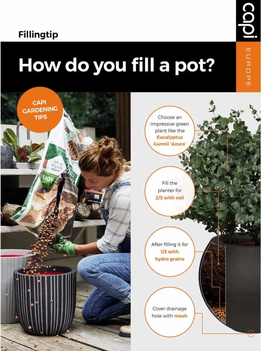 Capi Europe - Bloempot Vierkant Smooth NL - 40x40x40 - Zwart - Voor Binnen En Buiten - KBL903 16 Capi Europe - Bloempot Vierkant Smooth NL - 40x40x40 - Zwart - Voor Binnen En Buiten - KBL903 - Afbeelding 16