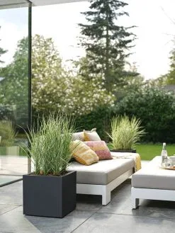 Elho Vivo Next Vierkant 40 - Plantenbak Voor Binnen & Buiten - Ø 39.0 X H 37.9 Cm - Zwart/Living Black -Bloempotten Verkoop 900x1200 33