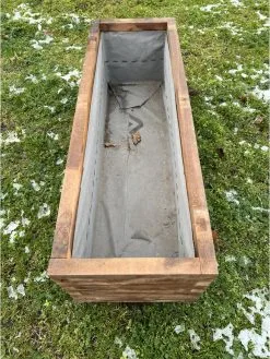 AMISHOUT - Plantenbak Van Balkjes 120x40x40 Cm - Bruin -Bloempotten Verkoop 902x1200 2