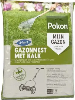 Pokon Gazonmest Met Kalk - 5kg - Mest - Geschikt Voor 75m² - 120 Dagen Voeding -Bloempotten Verkoop 902x1200 5