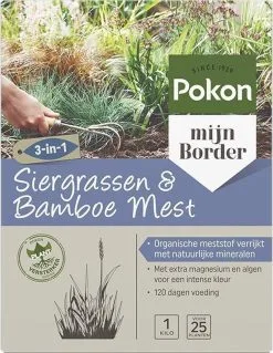 Pokon Siergrassen & Bamboe Mest - 1kg - Meststof - 3-in-1 Werking 5 Pokon Siergrassen & Bamboe Mest - 1kg - Meststof - 3-in-1 Werking -Bloempotten Verkoop 930x1200