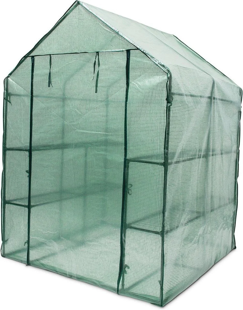 Relaxdays Tuinkas Folie - Grote Foliekas - Tomatenkas - Kweekkas - Hobbykas - Broeikas 2 Relaxdays Tuinkas Folie - Grote Foliekas - Tomatenkas - Kweekkas - Hobbykas - Broeikas - Afbeelding 2