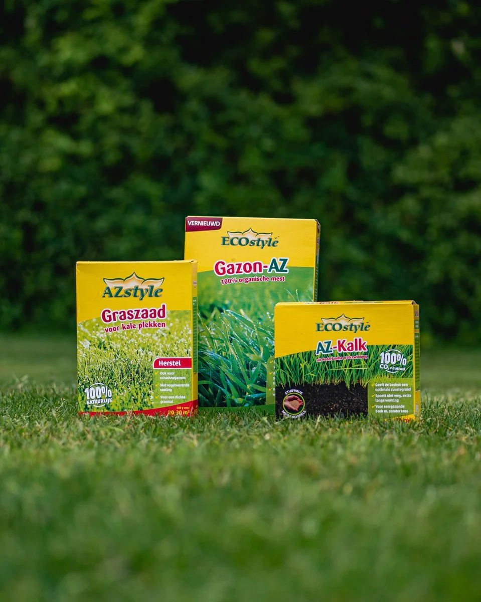 ECOstyle Gazon AZ Organische Gazonmest – Voor Diepgroen En Sterk Gazon – Geeft Tot 120 Dagen Voeding – Werkt Tegen Mos - 135 M² - 10 KG 3 ECOstyle Gazon AZ Organische Gazonmest – Voor Diepgroen En Sterk Gazon – Geeft Tot 120 Dagen Voeding – Werkt Tegen Mos - 135 M² - 10 KG - Afbeelding 3