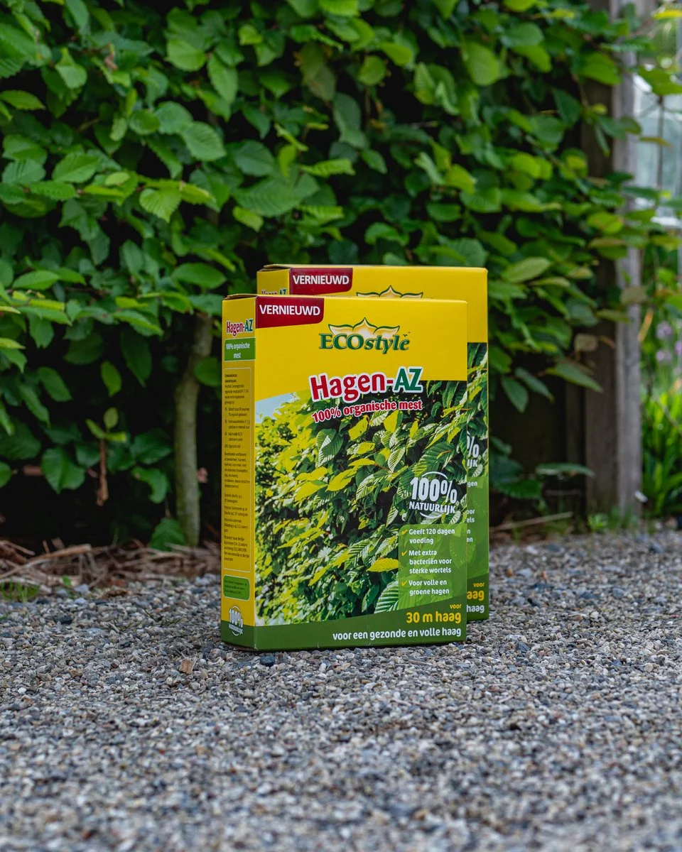 ECOstyle Hagen-AZ Organische Haag Meststof - Tuinmest Voor Diepgroen Blad - Nieuwe & Bestaande Beplanting - 30 M Haag - 1,6 KG 5 ECOstyle Hagen-AZ Organische Haag Meststof - Tuinmest Voor Diepgroen Blad - Nieuwe & Bestaande Beplanting - 30 M Haag - 1,6 KG - Afbeelding 5