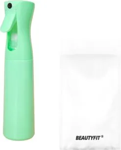 Merkloos BeautyFit - Mist Sprayer Groen - Mist Verstuiver Water- Haarspuit Kapper - Waterspray - Waterverstuiver Haar - Spuitfles Haar - Plantenspuit - 300 Ml -Bloempotten Verkoop 971x1200 1