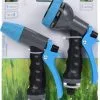 Kinzo 2x Tuinslang Sproeipistool/spuitpistool/sproeikop - Tuinier/tuinslang Benodigdheden