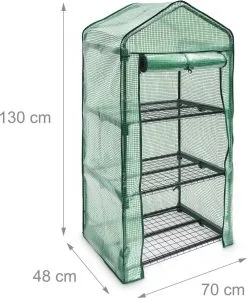 Relaxdays Kas Met Wielen - Tuinkas 3 Etages - Broeikas Kweekkas Tuin / Balkon 130 Cm Hoog - PE 20 Relaxdays Kas Met Wielen - Tuinkas 3 Etages - Broeikas Kweekkas Tuin / Balkon 130 Cm Hoog - PE -Bloempotten Verkoop 995x1200 1